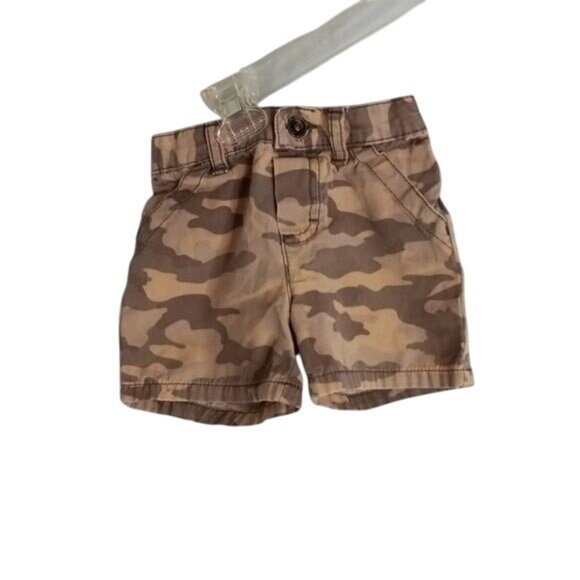 Jumping Beans Size 12M Shorts Infant Camo Elastic Waist Cotton - Picture 1 of 5